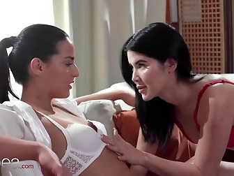 Japanese Lesbian Porn - Alluring Enchantresses In Luscious Lingerie