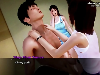 Step Mom Caught In The Act - Taboo Family Fun With Step Son And Step Sister!