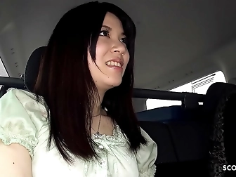 Japanese Teen Madoka Araki Gets Wet And Wild In Car Sex Session With Stranger!